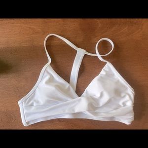 White bikini top
